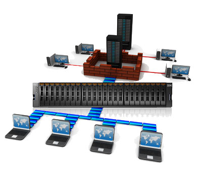IT-Infrastruktur Storage mit Speichereinheit